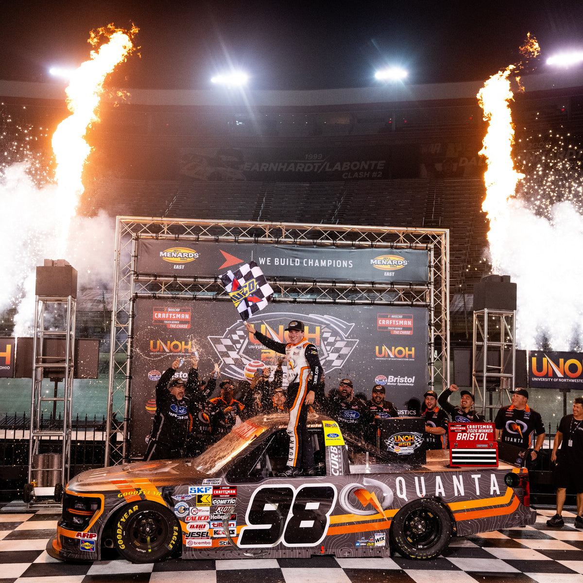 Pre-Order Jake Garcia Bristol Win 1:24 Diecast